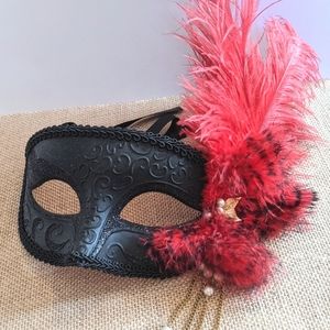 Black Masquerade Ball Mask